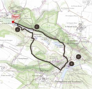 Circuit 12 - La balade Maincourt - Les randonnées de l'Yvette